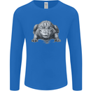 Alligator Drawing Crocodile Mens Long Sleeve T-Shirt Royal Blue