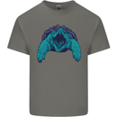 Alligator Snapping Turtle Mens Cotton T-Shirt Tee Top Charcoal