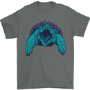 Alligator Snapping Turtle Mens T-Shirt 100% Cotton Charcoal