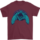 Alligator Snapping Turtle Mens T-Shirt 100% Cotton Maroon
