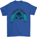 Alligator Snapping Turtle Mens T-Shirt 100% Cotton Royal Blue