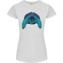 Alligator Snapping Turtle Womens Petite Cut T-Shirt White