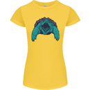 Alligator Snapping Turtle Womens Petite Cut T-Shirt Yellow