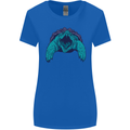 Alligator Snapping Turtle Womens Wider Cut T-Shirt Royal Blue