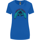Alligator Snapping Turtle Womens Wider Cut T-Shirt Royal Blue