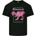 Allosaurus Dinosaur Mens Cotton T-Shirt Tee Top Black