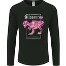 Allosaurus Dinosaur Mens Long Sleeve T-Shirt Black