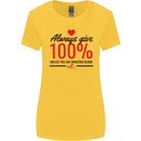 Always Give 100% Unless Blood Funny Donor Womens Wider Cut T-Shirt Yellow