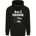 Am I Drunk Funny Beer Alcohol Wine Cider Guinness Childrens Kids Hoodie Black