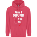 Am I Drunk Funny Beer Alcohol Wine Cider Guinness Childrens Kids Hoodie Heliconia