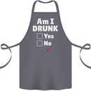 Am I Drunk Funny Beer Alcohol Wine Cider Guinness Cotton Apron 100% Organic Steel