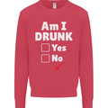 Am I Drunk Funny Beer Alcohol Wine Cider Guinness Kids Sweatshirt Jumper Heliconia