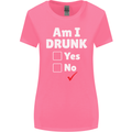 Am I Drunk Funny Beer Alcohol Wine Cider Guinness Womens Wider Cut T-Shirt Azalea