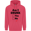 Am I Drunk Funny Beer Alcohol Wine Guiness Childrens Kids Hoodie Heliconia