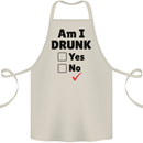 Am I Drunk Funny Beer Alcohol Wine Guiness Cotton Apron 100% Organic Natural