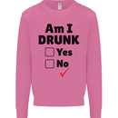 Am I Drunk Funny Beer Alcohol Wine Guiness Mens Sweatshirt Jumper Azalea