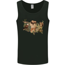 American Animals USA Eagle Buffalo Fish Wolf Mens Vest Tank Top Black