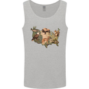 American Animals USA Eagle Buffalo Fish Wolf Mens Vest Tank Top Sports Grey