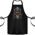 American Bandana Skull USA Biker Cotton Apron 100% Organic Black