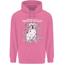 American Bulldog Anatomy Funny Dog Childrens Kids Hoodie Azalea