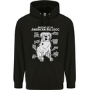 American Bulldog Anatomy Funny Dog Childrens Kids Hoodie Black