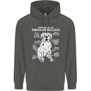 American Bulldog Anatomy Funny Dog Childrens Kids Hoodie Storm Grey