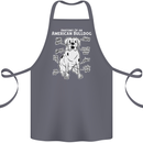 American Bulldog Anatomy Funny Dog Cotton Apron 100% Organic Steel