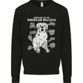 American Bulldog Anatomy Funny Dog Mens Sweatshirt Jumper Black
