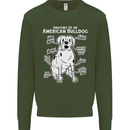 American Bulldog Anatomy Funny Dog Mens Sweatshirt Jumper Forest Green