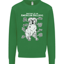 American Bulldog Anatomy Funny Dog Mens Sweatshirt Jumper Irish Green