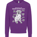 American Bulldog Anatomy Funny Dog Mens Sweatshirt Jumper Purple