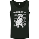 American Bulldog Anatomy Funny Dog Mens Vest Tank Top Black