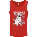 American Bulldog Anatomy Funny Dog Mens Vest Tank Top Red