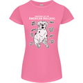 American Bulldog Anatomy Funny Dog Womens Petite Cut T-Shirt Azalea