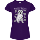 American Bulldog Anatomy Funny Dog Womens Petite Cut T-Shirt Purple