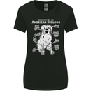 American Bulldog Anatomy Funny Dog Womens Wider Cut T-Shirt Black