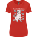 American Bulldog Anatomy Funny Dog Womens Wider Cut T-Shirt Red