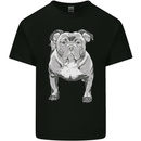 American Bully Striking a Pose Dog Kids T-Shirt Childrens Black