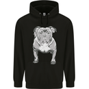American Bully Striking a Pose Dog Mens 80% Cotton Hoodie Black