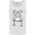 American Bully Striking a Pose Dog Mens Vest Tank Top White