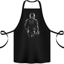 American Football Player Cotton Apron 100% Organic Black