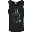 American Football Player Mens Vest Tank Top Black