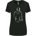 American Football Player Womens Wider Cut T-Shirt Black