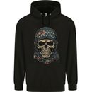 American Skull USA Childrens Kids Hoodie Black