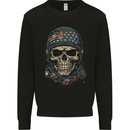 American Skull USA Kids Sweatshirt Jumper Black