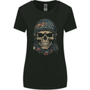 American Skull USA Womens Wider Cut T-Shirt Black