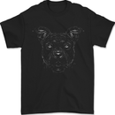 American Staffordshire Terrier Dog Mens T-Shirt 100% Cotton Black
