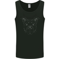 American Staffordshire Terrier Dog Mens Vest Tank Top Black