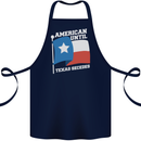 American Until Texas Secedes Cotton Apron 100% Organic Navy Blue
