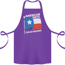 American Until Texas Secedes Cotton Apron 100% Organic Purple